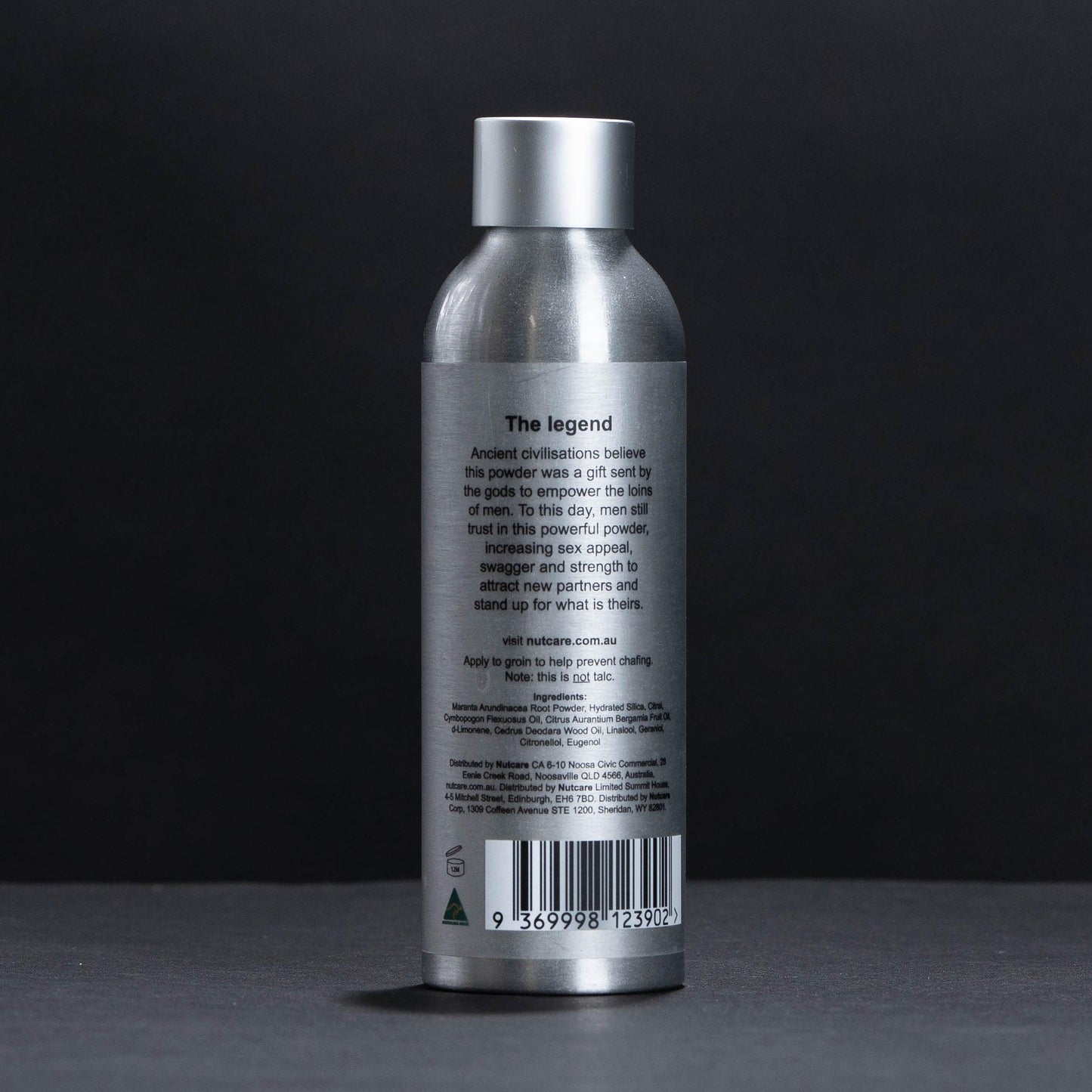 nutcare wildling - mens body powder - nutcare USA
